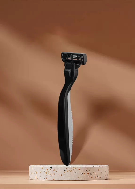 M3_Triple_Blade_ABS_Rubber_Handle_System_Razor_details_02 M3_Triple_Blade_ABS_Rubber_Handle_System_Razor_details_02